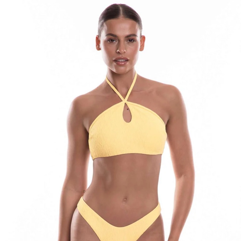 Tj swim yellow top